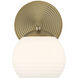 Moon Breeze 1 Light 6 inch Brushed Gold Wall Sconce Wall Light